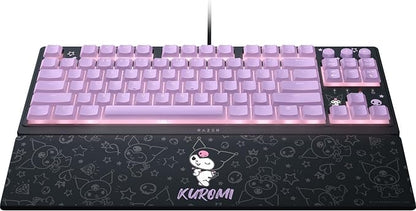 Razer Ornata V3 TKL Gaming Keyboard, Low-Profile Keys, Kuromi Edition | Mecha-Membrane Switches, UV-Coated Keycaps, Backlit Media Keys, 8-Zone RGB Lighting, Magnetic Wrist Wrest