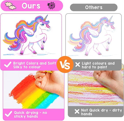 DreamCandy Twist Crayons for Toddlers,12 Colors Non Toxic Washable Crayons for Kids,Art Supplies Drawing Coloring Crayon Set,Gift for Boys and Girls,Back to School,Stocking Stuffers