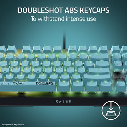 Razer BlackWidow V4 X Mechanical Gaming Keyboard, Zenless Zone Zero Edition | Green Switches Tactile & Clicky, 6 Macro Keys, Chroma RGB, Doubleshot ABS Keycaps, Sound Dampening & Stabilizers