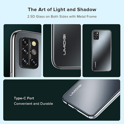 UMIDIGI A9 Pro Unlocked Cell Phones(4+64GB) 6.3" FHD+ Full Screen, 4150mAh High Capacity Battery Smartphone with AI Matrix Quad Camera, Dual SIM Phone