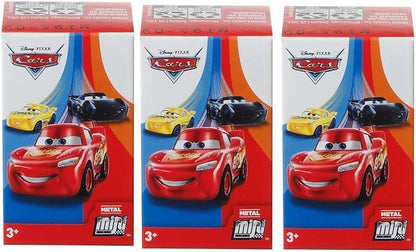 Pixar Disney Cars 3 Die-Cast Mini Racers Blind Boxes - Bundle of 3