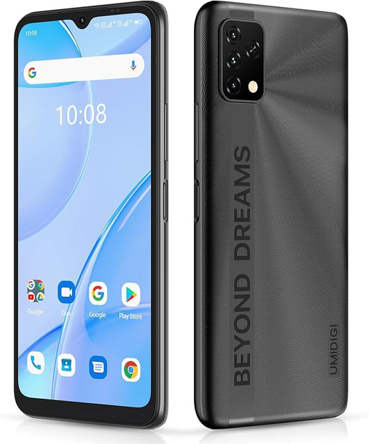 UMIDIGI Power 5S 4+32GB Unlocked Cell Phone Expandable 258GB, Up to 2.0GHz 6150mAh with 3D Unibody Design, 6.53 HD Display Smartphone with 16MP AI Triple Camera, Dual SIM