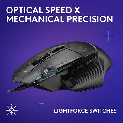 Logitech G502 X Wired Gaming Mouse + G515 TKL Wireless Gaming Keyboard (Tactile) Bundle: Black