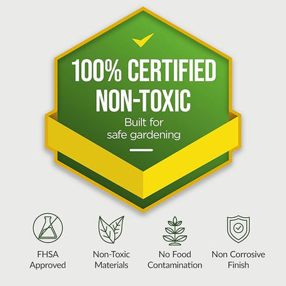 Best Choice Products 6x3x2ft Outdoor Metal Raised Garden Bed, Deep Root Box Planter for Vegetables, Flowers, Herbs, 269 Gallon Capacity, 100% Non Toxic Materials - Wood Grain