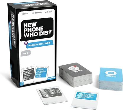 New Phone, Who Dis? by Relatable – Offline Text Message Party Game - Spicer Edition Party Game, Funny Social Icebreaker for Groups, and Summer Fun for Game Night, Includes 50 Inbox & 250 Reply Cards