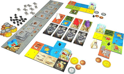 Blue Orange Games Queendomino Board Game - Family or Adult Strategy Board Game for 2 to 4 Players. Recommended for Ages 8 & Up