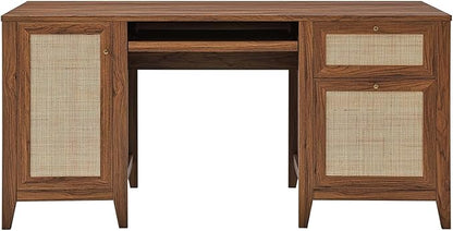 Modway Soma Desk, Walnut