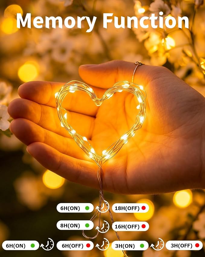 Solar Fairy String Lights 4 Pack Outdoor Remote Total 158FT 480LED Warm Multicolor 11 Mode Solar Powered Waterproof Copper Wire Twinkle String Light for Christmas Garden Tree Wedding Yard Decoration
