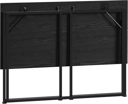 Techni Mobili Space Saving Folding Desk, Black