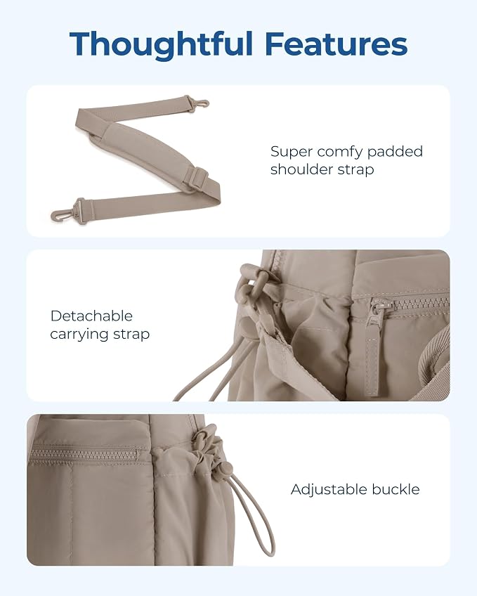 BAGSMART Duffle Bag for Travel, Gym Bag for Women, Weekender Carry on Bag | PVC Wet Pocket, Airline Approved Personal Carry-on Size, Fits Under-seat, One Bag for Gym, Travel, Hospital, Overnight