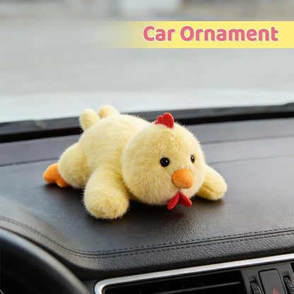 PEACH CAT Chicken Stuffed Animal Cute Plushies Small Chick Plush Toys Birthday Gifts for Girls Boys Kids