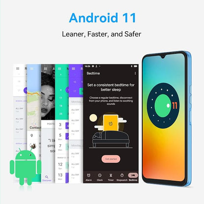 UMIDIGI Power 7 MAX Unlocked Cell Phone,6GB+128GB 10000mAh Battery,6.7" Full Screen + 48MP AI Triple Camera Android Smartphone,NFC,GPS,Face & Fingerprint,BLE 5.0, WiFi 2.4GHz/5GHz,Warranty,Blue