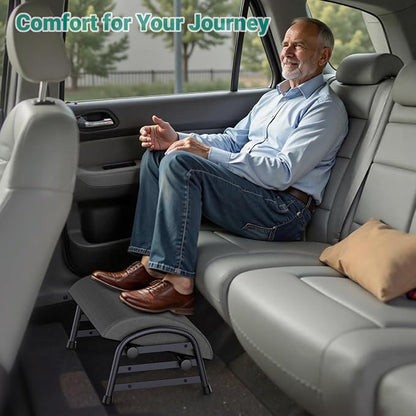 YEASHEIN Adjustable Foot Rest for Under Desk at Work, Ergonomic Under Desk Footrest with 6 Positions, Foot Stools for Under Office Desk Chair, Leg Rest for Home, Car, Computer, Gaming Accessories