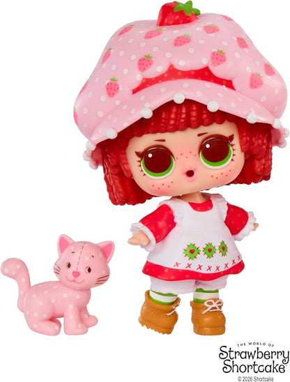LOL Surprise Loves The World of Strawberry Shortcake Tots with Scented Dolls, Pets, and Transforming Strawberry House Playset – Gift for Kids Ages 4+