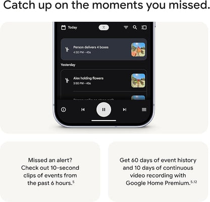 Google Nest Doorbell (Wired, 3rd Gen) - 2K Video, Live View - 2025 - Linen | Video doorbell, 2K HDR, intelligent alerts, color night vision, 2-way audio, works with Google Home & Gemini