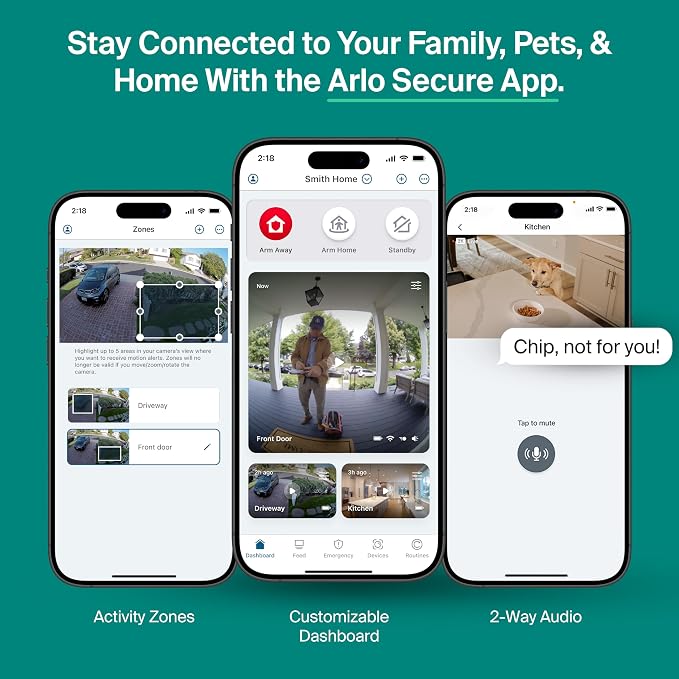 Arlo Essential XL Security Camera 2K (3rd Gen, 2025 Release) - Wireless Outdoor Camera, 4X Longer Battery, Person Recognition, Package Detection, Animated Preview, 1-Mo. Trial of Secure Plan, 1 Cam