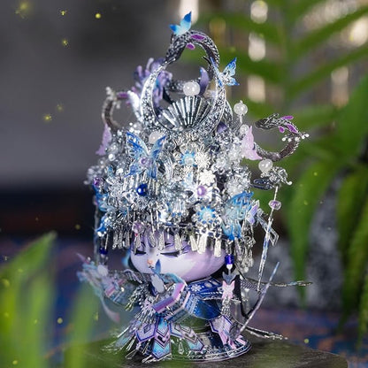 MU Miao Cat 3D Metal Puzzle Wholesale Bulk DIY Assembly Model Kits for Retailers Educational Brain Teaser Gift Shop Collection Desktop Architecture Decor Dropshipping Supplier