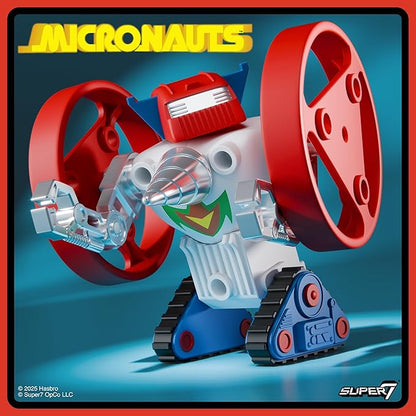 Super7 Reaction+ Micronauts Microtron - 3.75" Micronauts Action Figure with Accessories - Classic Sci-Fi Collectibles and Retro Toys