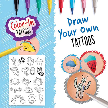 Creativity for Kids Tattoo Designer Studio: Create 50+ DIY Temporary Tattoos, Toys and Gifts for Girls and Boys, Arts and Crafts Activities for Kids (Ages 6+)