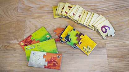 Strategy Board Game, Kingdomino Mechanic with a Twist, Tabletop Game for Kids Teens Adults and Family Game Nights, Ages 8+, 2-4 Players, Moon River by Blue Orange Games