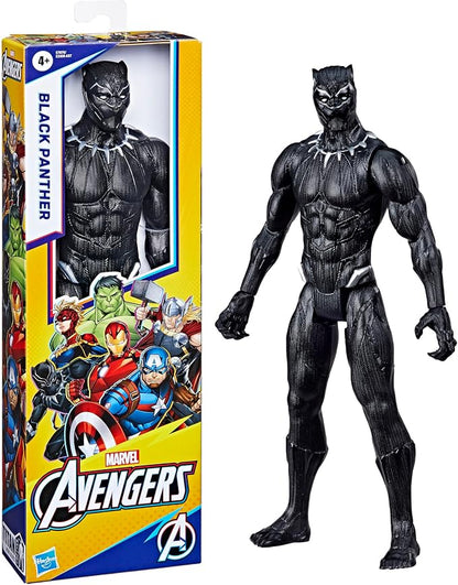 Marvel Avengers Titan Hero Series 12" Black Panther Action Figure - Avengers Toys - Ages 4+
