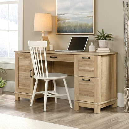 Sauder Garden Villa Desk, L: 59.06" x W: 20.71" x H: 29.80", Orchard Oak Finish
