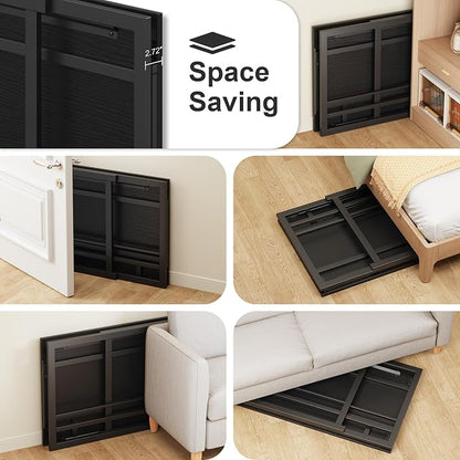 40" Folding Computer Desk No Assembly Needed Foldable Table for Small Space | Small Folding Table for Home Office, Study, Writing, Gaming, Compact RV Living, Camping, Sturdy and Easy Carry, Versatile
