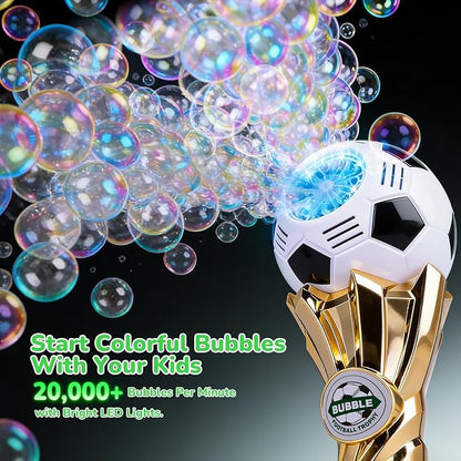 Football-Shaped Bubble Machine, Perfect for Children to Play with Complete with Bubble Machine – The Ideal Toy Bubble Machine for Kids