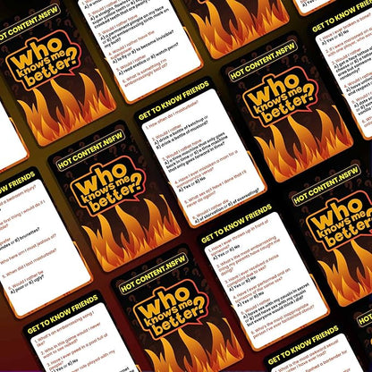 Quokka Card Games for Adults – Who Knows Me Better NSFW Edition – Party Game with 500+ Questions for Friends, Couples & Party Game Nights Ages 18+