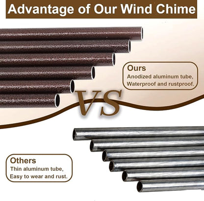 Gifts for Mom from Daughter Son,Bronze Wind Chimes, Best Mom Ever Gift for Mama Mother in Law，32"