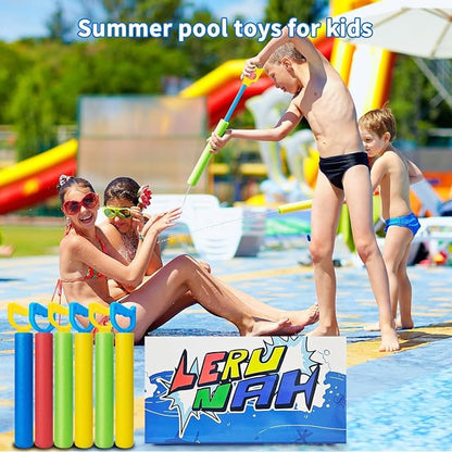 Water Guns for Kids, Outdoor Water Toys, Squirt Blaster Guns Pool Toys for Kids Ages 4-8, 8-12, Backyard Swimming Beach Garden Fighting Game Party Activities for Girls Boys Teen (4 Pack)