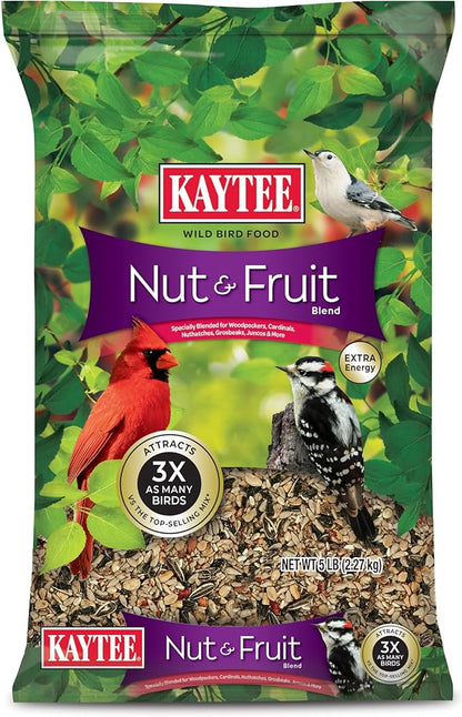 Kaytee Nut & Fruit Wild Bird Seed, 5 lb