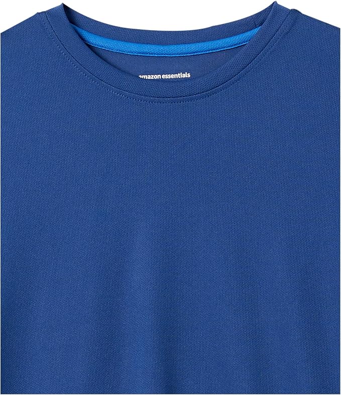 Amazon Essentials Men's Moisture Wicking Breathable Active Performance Tech Gym T-Shirts, Pack of 2