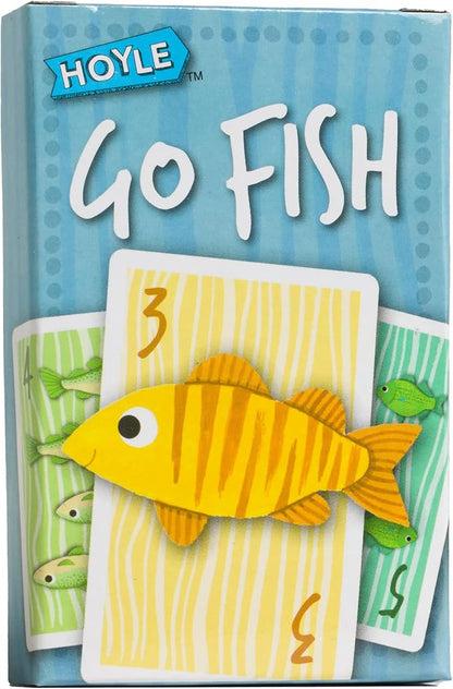 Hoyle 6-in-1 Kids Card Game Pack, 6 Fun Preschool Games in 1: Matching, Memory, Go Fish, Crazy Eights, Old Maid, Slap Jack, Ages 3+
