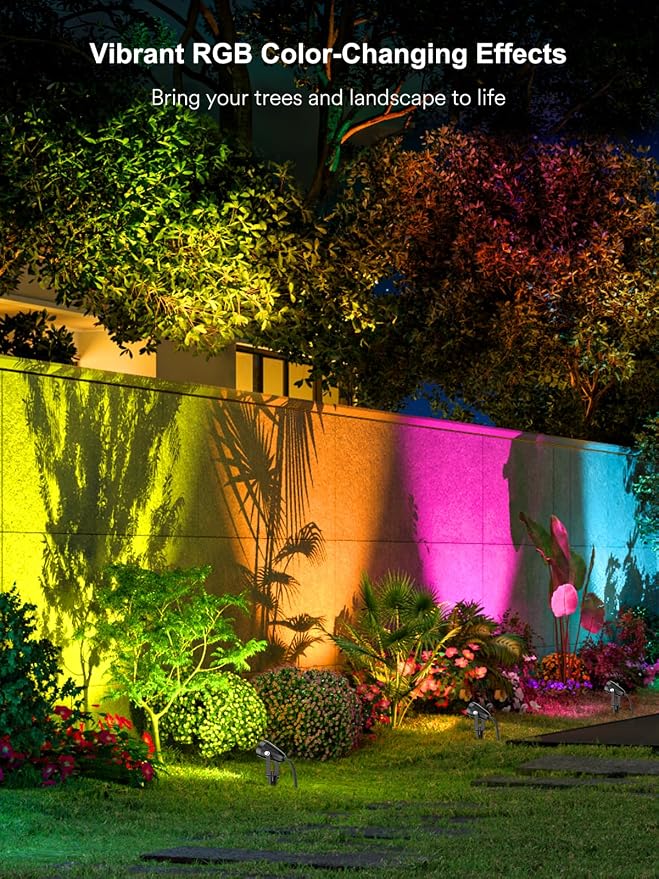 smart Outdoor spotlights | smart voice control