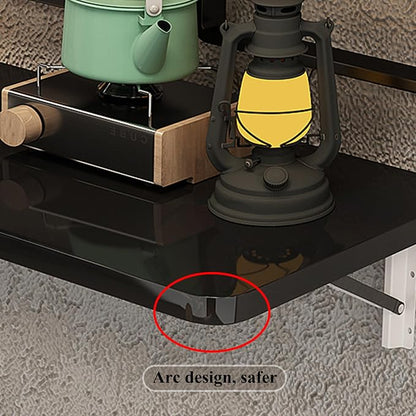 Wall Mounted Folding Table,floating desk for wall,folding wall desks for small spaces,hanging desk for Home Office Computer Workstation,Study Work Bench, Kitchen Dining (black, 27.6"×15.7"(70×40cm))