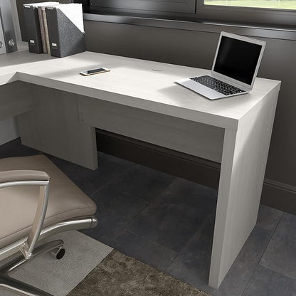 Bush Business Furniture Echo Desk Return/Bridge, Gray Sand
