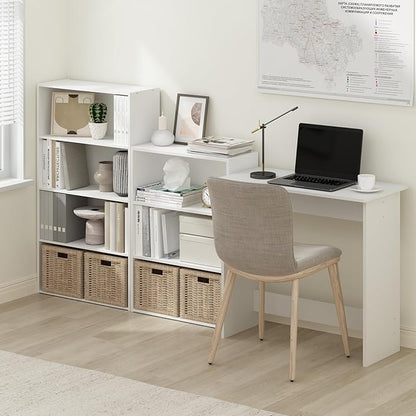 Furinno Simplistic Study Table, White
