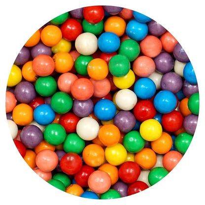 Gumballs for Gumball Machine, 0.5 Inch Mini Gumballs, Approx. 1,120 Pieces, 4lb Bulk Bag, Bubble Gum Assorted Fruit Flavored Bubble Gum, Gumball Machine Refills