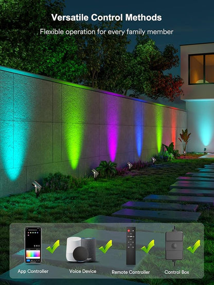 smart Outdoor spotlights | smart voice control
