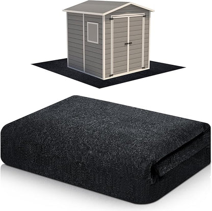 Haull Shed Floor Mat 8 x 12.5 ft Outdoor Waterproof Nonslip Durable Storage Sheds Protector Rug for Carport Patio Garage Garden Spring Summer Outdoor, Storage Shed Not Included
