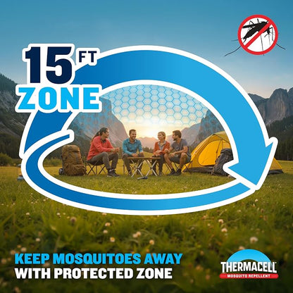 Thermacell Fuel-ZoneGuard Extreme Fuel Powered Mosquito Repeller with 15-Foot Zone of Scientifically Proven Outdoor Protection; Patio Shield; 12-Hr Refill; Hunting Bug Spray Alternative; Scent Free