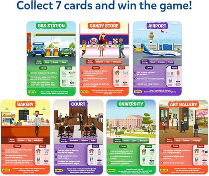 Skillmatics Guess in 10 Around Town, Perfect for Boys, Girls, Kids, and Families Who Love Card Games, Board Games, Travel Friendly, Gifts for Ages 6, 7, 8, 9 & Up