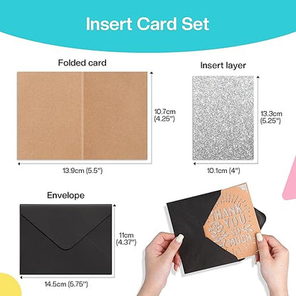 Likcut Vinyl Cutter Machine Cardstock Creator Bundle with Carrying Case & Accessories - Create a Sticker Machine, Portable Vinyl Printer for HTV, Cardstock and Creative DIY Joy
