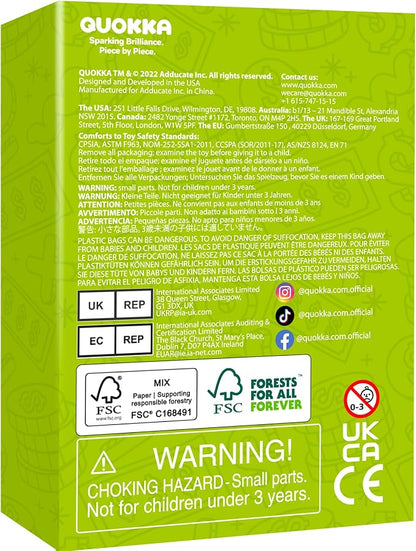 QUOKKA Financial Literacy Flash Cards for Teens – 110 Cards Teaching Kids About Money Management, Budgeting, Savings – Easy Money Games for Kids Ages 12+ – Fun Financial Literacy Games and Learning