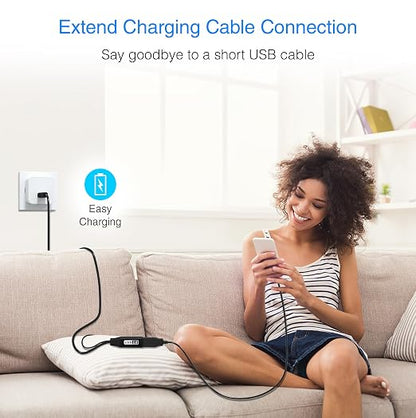 BlueRigger 2.0 Active USB Extension Cable 50FT (USB Extender Cord, 480 Mbps, Male to Female, in-Wall CL3 Rated) Long USB Extension Cord for Webcam, VR Headset, Printer, Hard Drive, Keyboard, Mouse