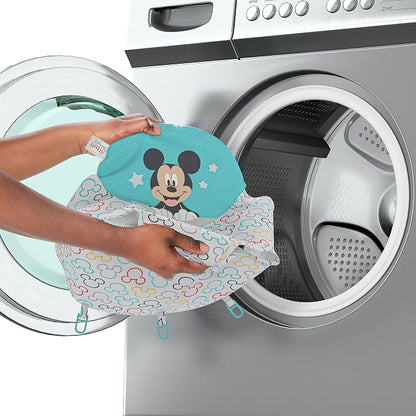 Bright Starts Disney Baby Mickey Mouse Original Bestie 2-in-1 Baby Activity Walker - Easy Fold Frame and Removable -Toy Station, 6 Months and up