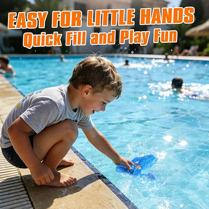 6 Pack Mini Water Gun for Kids Toddler: Water Guns Soaker Squirts Blasters with Trigger for Boys Girls Summer Outdoor Swimming Pool Water Fighting Toys