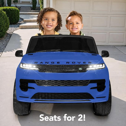 Best Choice Products 24V 2-Seater Licensed Range Rover Sport Electric Ride On Car for Kids with Parental Remote Control, 132 lb Weight Capacity - Blue