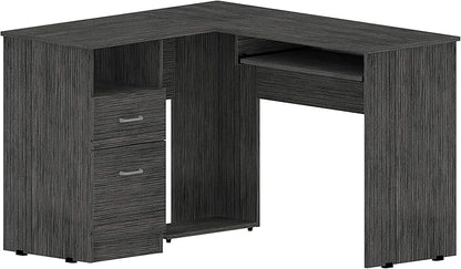 NicBex Kimberly-DW-00052-LWJ Home Office Desks, 47.2"x41.3"x30.4", Gray